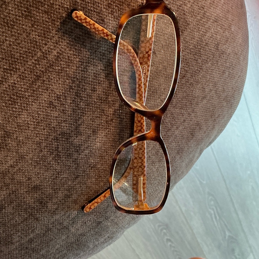 Coach Tortoise Shell Glasses - Picture 2 of 6